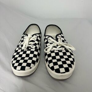 Vans Black and White Checkered Sneakers
